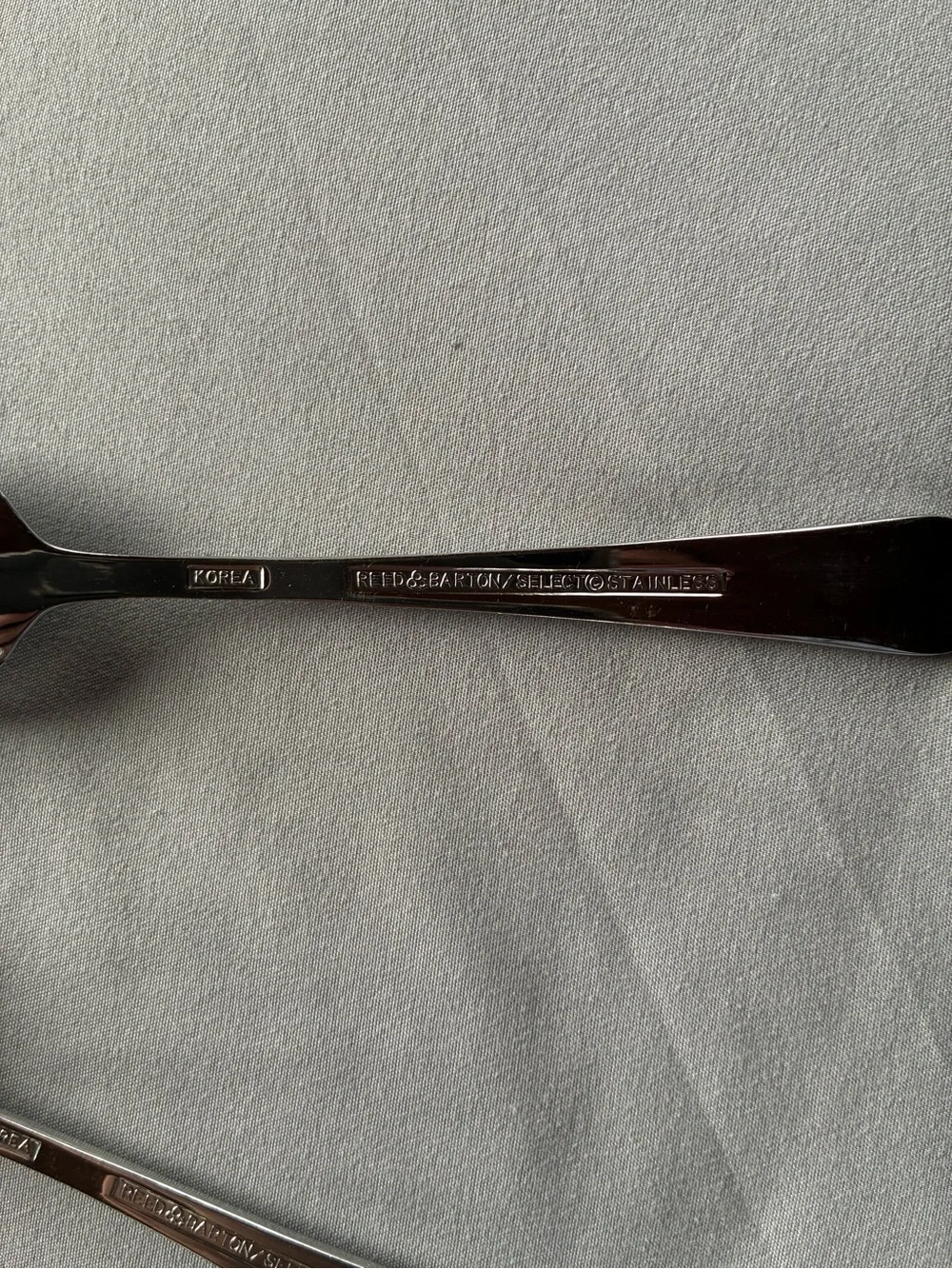 Reed & Barton Crest 5 Teaspoons Stainless Flatware Replacement Lot